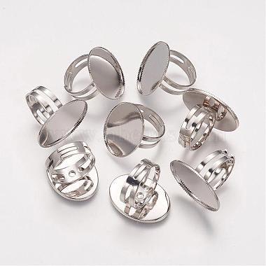 Platinum Brass Ring Components