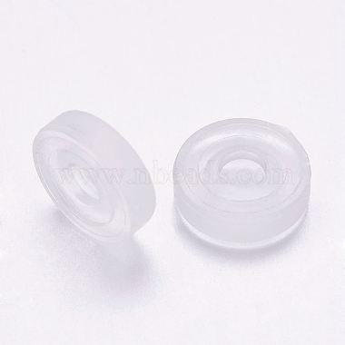 Coussinets en plastique tpe confort pour boucles d'oreilles à clip(KY-P007-B01)-2