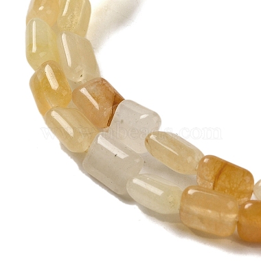 Natural Topaz Jade Beads Strands(G-G085-A12-01)-3