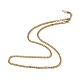 Ионное покрытие (ip) 304 ожерелье из нержавеющей стали для мужчин и женщин(NJEW-K245-018C)-1