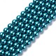 brins de perles rondes en verre teinté écologique(HY-A002-12mm-RB073N)-1