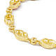 Brass Micro Pave Cubic Zirconia Chain Bracelets(BJEW-P288-04G)-3