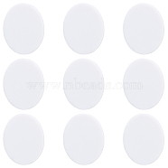 BENECREAT Acrylic Board, Flat Round, White, 76x3mm(SACR-BC0001-07D)