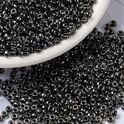 MIYUKI Round Rocailles Beads, Japanese Seed Beads, (RR2276) Fancy Lined Platinum, 8/0, 3mm, Hole: 1mm, about 422~455pcs/10g(X-SEED-G008-RR2276)