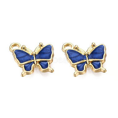 Light Gold Plated Alloy Charms(ENAM-T009-03B)-2