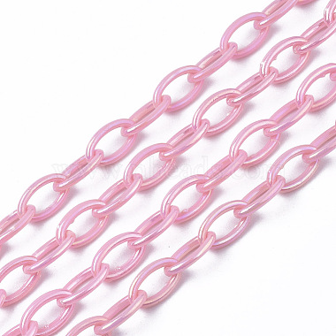 Pearl Pink Acrylic Cable Chains Chain