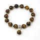 Bracelets de perles de pierre gemme de mode(X-BJEW-JB00858-05)-1
