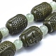 Naturelles perles de jade Xiuyan brins(G-O179-D01)-1