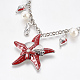 Ocean Theme Alloy Enamel Pendant Necklaces(NJEW-WH0002-05P)-2