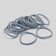 Girl's Hair Accessories, Nylon Thread Elastic Fiber Hair Ties, Dark Gray, 44mm(OHAR-J022-21)