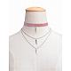 Lint Tiered Necklaces(NJEW-N0059-031D)-1