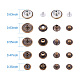 1Box Mixed Metal Jewelry Snap Fastener(BUTT-WH0001-01)-3