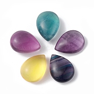 Natural Fluorite Home Display Decorations, Teardrop, 18x13x8mm(G-G995-E03-B)