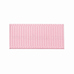 High Dense Polyester Grosgrain Ribbons, Pink, 5/8 inch(15.9mm), about 100yards/roll(OCOR-S112-F-07)