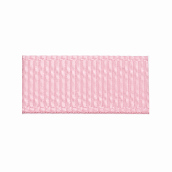 High Dense Polyester Grosgrain Ribbons, Pink, 5/8 inch(15.9mm), about 100yards/roll