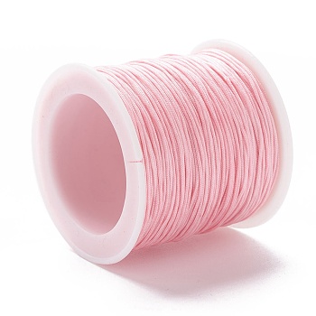 Nylon Thread, DIY Material for Jewelry Making, Pink, 1mm, 100yards/roll