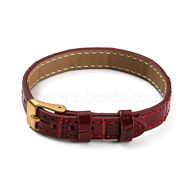 Leather Textured Watch Bands(AJEW-K232-01G)-2