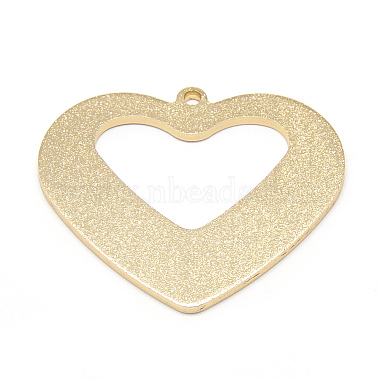 Golden Heart Aluminum Pendants