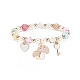 Colorful Alloy Enamel Cute Charms Bracelet(BJEW-JB08661-02)-1