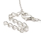 Imitation Pearl Cage Pendant Necklace(MAND-PW0001-90B)-3