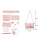 DIY Heart PU Leater Handbag Making Kit(PW-WG94493-01)-1