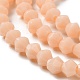 Opaque Solid Color Imitation Jade Glass Beads Strands(GLAA-F029-P4mm-06)-3