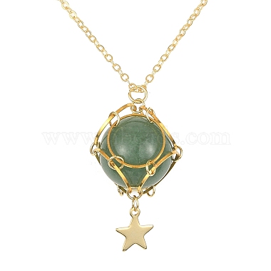 Star Green Aventurine Necklaces