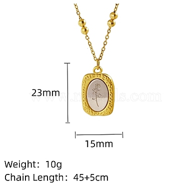 Stainless Steel Pendant Necklaces(VA7729)-4