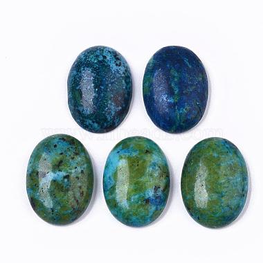 25mm Oval Chrysocolla Cabochons