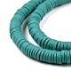 Handmade Polymer Clay Beads Strands(CLAY-R089-6mm-Q107)-3