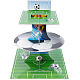 Football Match Theme Paper 3-Tier Round Cupcake Stand(AJEW-WH0258-795)-1