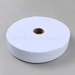 Non-Woven Fabric Cotton for DIY Crafts, Garment Accessories, White, 58x0.5mm, about 45m/roll(DIY-WH0656-38A)