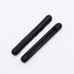 Silicone Eyeglasses Ear Grip, Anti Slip Holder, Black, 54.2x7x7mm(FIND-WH0058-22A)