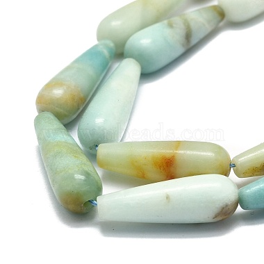 Brins de perles d'amazonite de fleurs naturelles(G-E576-36)-3