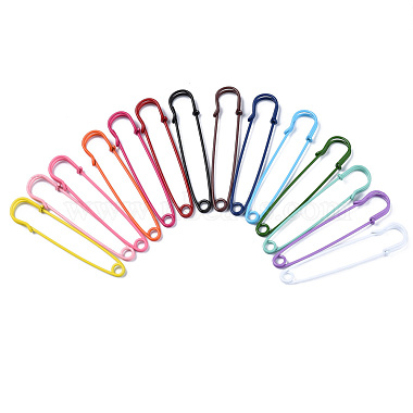 Spray Painted Iron Safety Pins(IFIN-T017-09)-2