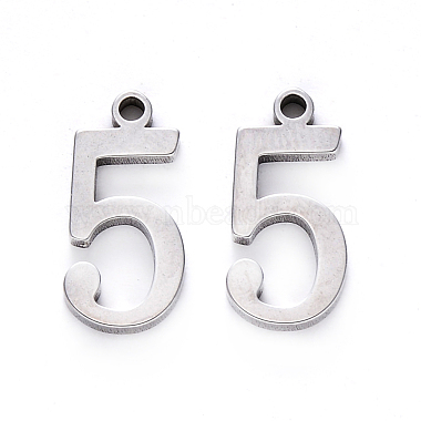 Stainless Steel Color Number Stainless Steel Charms