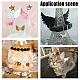 24Pcs 6 Colors Plastic Angel Wings Ornament(DIY-AR0002-99A)-6