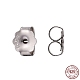 Rhodium Plated 925 Sterling Silver Ear Nuts(STER-K167-039P)-1