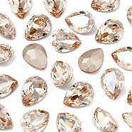 Preciosa&reg MAXIMA Crystal Fancy Stones, Czech Crystal, 435 16 301 Baroque Pear, Dura Foiling, 00030 235 Honey, 18x13mm(X-PRC-FE18-00030-235)