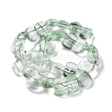 Brins de perles d'imitation de pierres précieuses en verre transparent(GLAA-G105-01A)-3