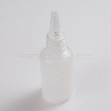 White Plastic Empty Bottle