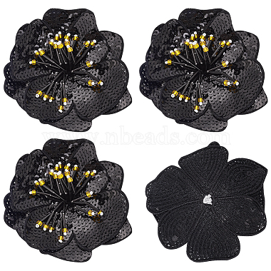 Black Polyester Cloth Patches