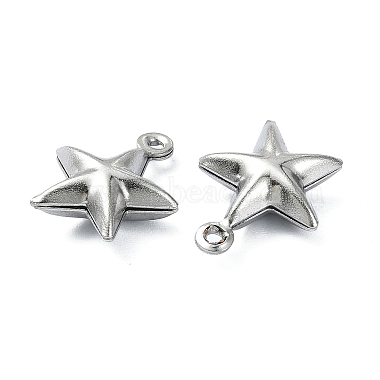 Non-Tarnish 304 Stainless Steel Charms(STAS-L024-012P)-2