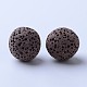 Unwaxed Natural Lava Rock Beads(X-G-F325-12mm-M)-3