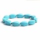 bracelet turquoise avec bracelet corde élastique(DZ7554-21)-1