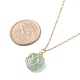 Gemstone Heart Pendant Necklaces(NJEW-JN03896)-8