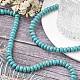 1 Strand Rondelle Synthetic Turquoise Beads Strands(X-TURQ-G109-8x5mm-06)-5