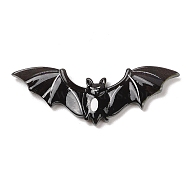 Hallowmas Opaque Resin Decoden Cabochons, Bat, 19.5x56x4.5mm(RESI-M044-01A)