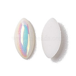 ABS Plastic Nail Art Decoration Accessories, Horse Eye, Creamy White, 6x3x1.5mm, about 5000pcs/bag(MRMJ-S017-003D)