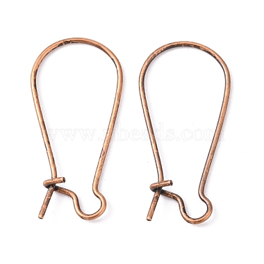Red Copper Iron Earring Hoop